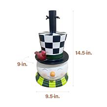 Fraser Hill Farm 14.5-in. Happy Snowman Christmas Tree Base for Art...