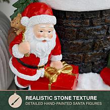 Fraser Hill Farm 15-in. Chimney Santa Christmas Tree Base for Artif...