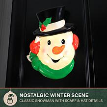 Fraser Hill Farm 19-in. Snowman Blow Mold Wall Decoration or Tree T...