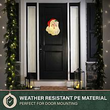 Fraser Hill Farm 20-in. Santa Claus Blow Mold Wall Decoration or Tr...