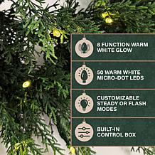 Fraser Hill Farm 24-in. Real Feel Cedar Pre-Lit Artificial Christma...
