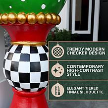 Fraser Hill Farm 3.9-Ft. Fancy Christmas Finial