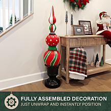 Fraser Hill Farm 4.2-Ft. Whimsical Christmas Finial
