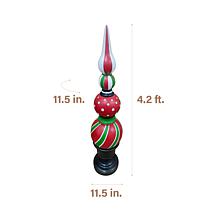 Fraser Hill Farm 4.2-Ft. Whimsical Christmas Finial