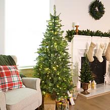 Fraser Hill Farm 6.3-F Celebration Pine Artificial Christmas Tree w...