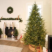 Fraser Hill Farm 7.5-Ft. Foxtail Pine Pre-Lit Artificial Christmas ...