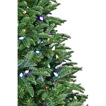 Fraser Hill Farm 7.5-ft. Jingle Pine Christmas Tree with Lights