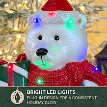 Fraser Hill Farm Fraser Hill Farm 30” Polar Bear Christmas Blow Mold