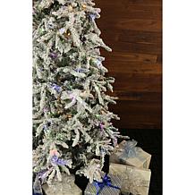 Fraser Hill Farms 9' Flocked Mountain Pine Tree - Multicolor