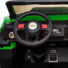 Freddo Toys 24V 4x4 Tractor Trailer 2-Seater Ride-on