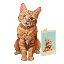 Freshcut Paper Set of 3 Pop-Up Pet Greeting Cards w/Accessories