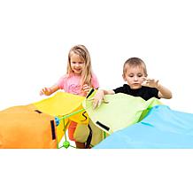 Funphix 154-piece Fort Set with 4 Sheets & Bag - Green/Blue