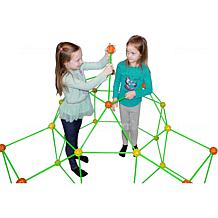 Funphix 154Pc Supersized Glow in Dark Fort Building Set Orange/Yellow