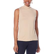 G by Giuliana 2-pack EcoLuxe Jersey Knit Mock-Neck Tanks