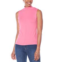 G by Giuliana 2-pack EcoLuxe Jersey Knit Mock-Neck Tanks