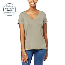 G by Giuliana 2-pack EcoLuxe Perfect V-Neck Tees