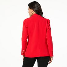 G by Giuliana Black Label Papa DePandi Collab Double-Breasted Blazer