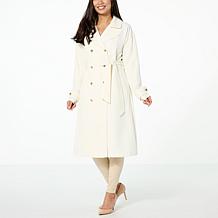 G by Giuliana Black Label Twill Trench Coat