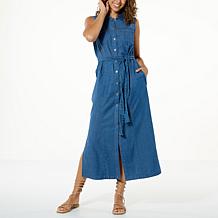 G by Giuliana Button-Front Duster Dress Shirt - 20470697