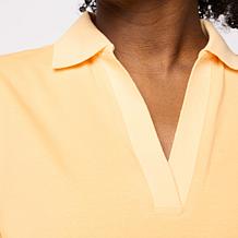 G by Giuliana Cotton Spandex Dress w/Flounce