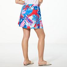 G by Giuliana Court to Resort Printed Asymmetrical Skort