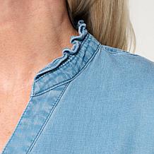 G by Giuliana Featherweight Button-Front Dress