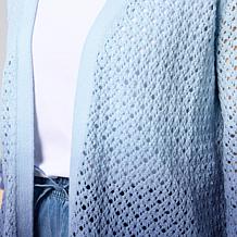 G by Giuliana Fully Fashioned Sweater Ombre Cardigan
