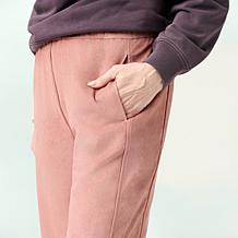 G by Giuliana Knit Suede Barrel Leg Pant