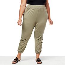 G by Giuliana LounGy CoolGirl Jersey Adjustable-Length Jogger Pant