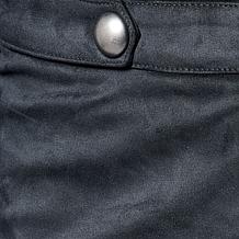 G by Giuliana Paneled Faux Suede Skirt with Tab Detail