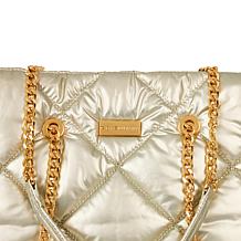 G by Giuliana Quilted Nylon Chain Tote