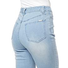 G by Giuliana Repreve® Denim Distressed Tapered-Leg Jean