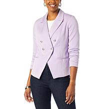 G by Giuliana Sandwash Scuba Knit Blazer