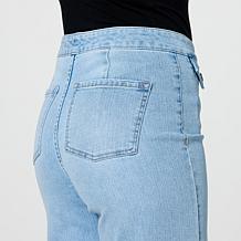 G by Giuliana Stretch EcoChic Denim High-Rise Wide-Leg Jean