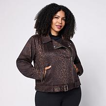 G by Giuliana Suede Moto Jacket