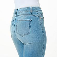 G by Giuliana The Straight Stretch Denim Twill Crop Jean