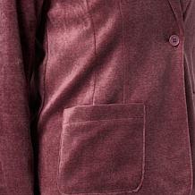 G by Giuliana Uncut Cord Soft Blazer