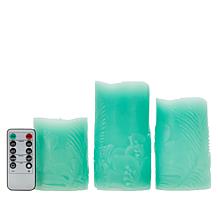 Garcelle at Home Set of 3 Flameless Candles