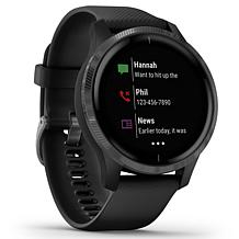 Garmin Venu GPS Smartwatch in Slate Steel and Black