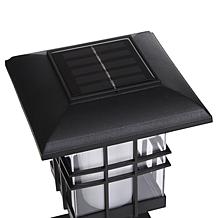 GB Home & Garden Simulated Flame Solar Lanterns - Set of 2