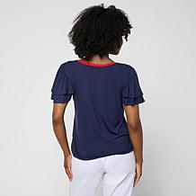 GBG Ecoluxe Top w/ Ruffle