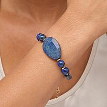 GemHues Bronze Gemstone Mixed Shape Beaded Bracelet