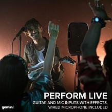 Gemini AS-08TOGO 8 Inch woofer Portable Powered Bluetooth Speaker