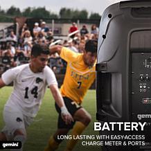 Gemini AS-15TOGO 15 Inch woofer Portable Powered Bluetooth Speaker