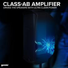 Gemini AS-2112BT Active 12 inch Woofer Bluetooth Loudspeaker