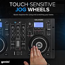 Gemini CDM-4000BT Dual CD USB Media Player with Bluetooth and Mixer