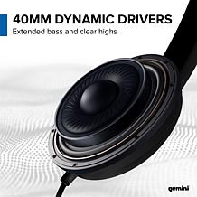 Gemini DJX-200 DJ Headphones - Black
