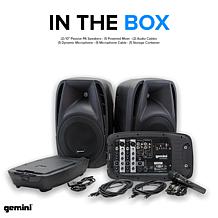 Gemini ES-210MXBLU Portable PA System