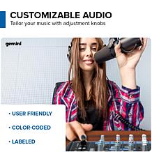 Gemini GEM-12USB Compact 12 Channel Bluetooth Mixer