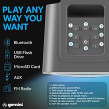 Gemini GNV-60 Portable 60W Party Speaker with LED Lighting